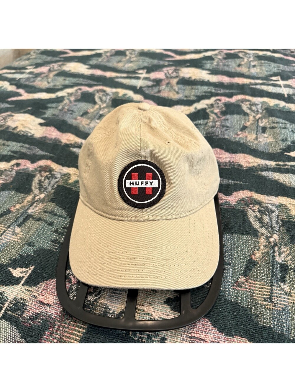 Vintage 90s/00s RARE Huffy Biking Designer Strapback Men’s Hat Size OSFM